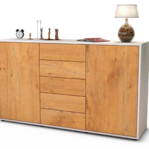 Sideboard Dorelly, Eiche (136x79x35cm)