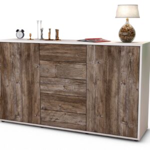 Sideboard Dorelly, Treibholz (136x79x35cm)