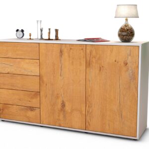 Sideboard Dorentina, Eiche (136x79x35cm)