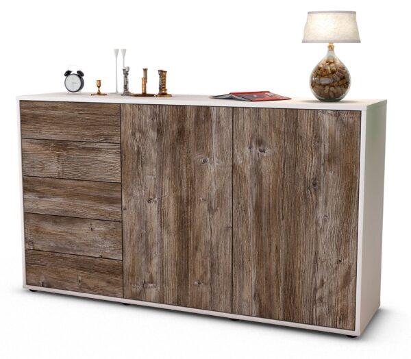 Sideboard Dorentina, Treibholz (136x79x35cm)