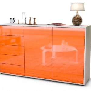 Sideboard Dorentina, Orange (136x79x35cm)