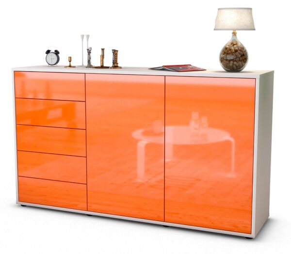 Sideboard Dorentina, Orange (136x79x35cm)