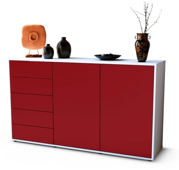 Sideboard Dorentina, Bordeaux (136x79x35cm)
