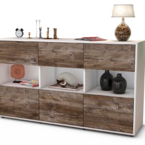 Sideboard Dorett, Treibholz (136x79x35cm)