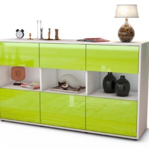 Sideboard Dorett, Grün (136x79x35cm)