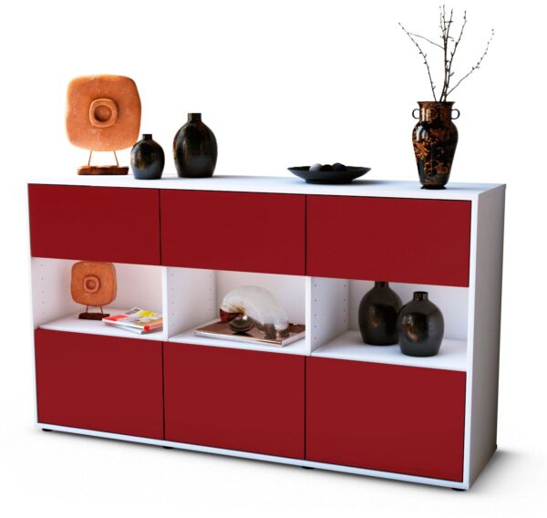 Sideboard Dorett, Bordeaux (136x79x35cm)