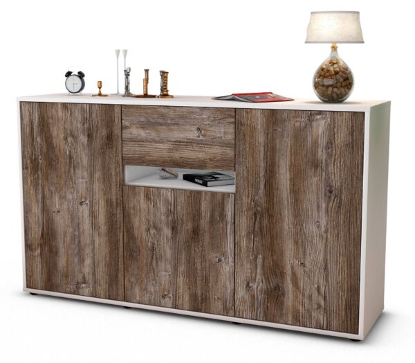 Sideboard Dorina, Treibholz (136x79x35cm)