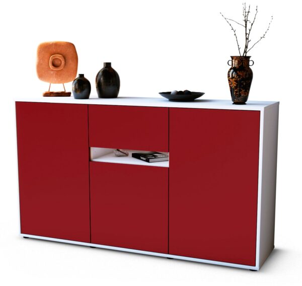 Sideboard Dorina, Bordeaux (136x79x35cm)