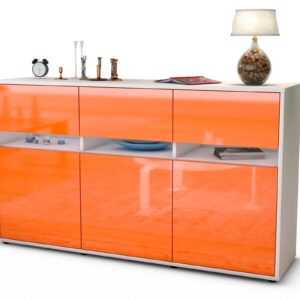 Sideboard Dorinde, Orange (136x79x35cm)