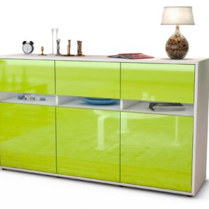 Sideboard Dorinde, Grün (136x79x35cm)