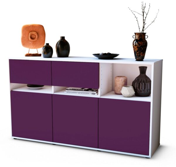 Sideboard Dorotea, Lila (136x79x35cm)