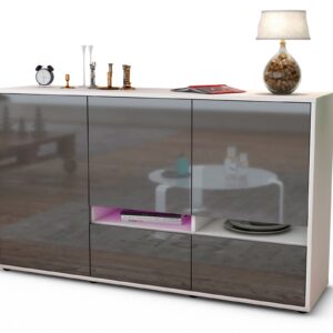 Sideboard Ebe, Grau (136x79x35cm)