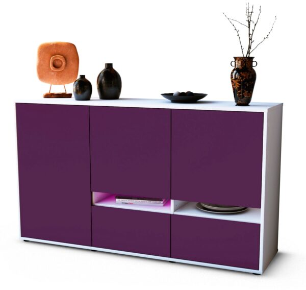 Sideboard Ebe, Lila (136x79x35cm)