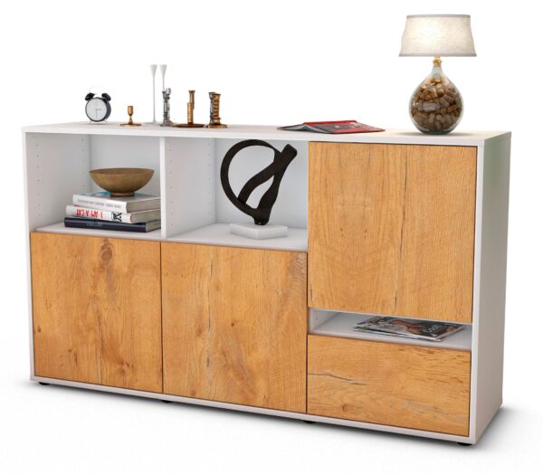 Sideboard Eda, Eiche (136x79x35cm)