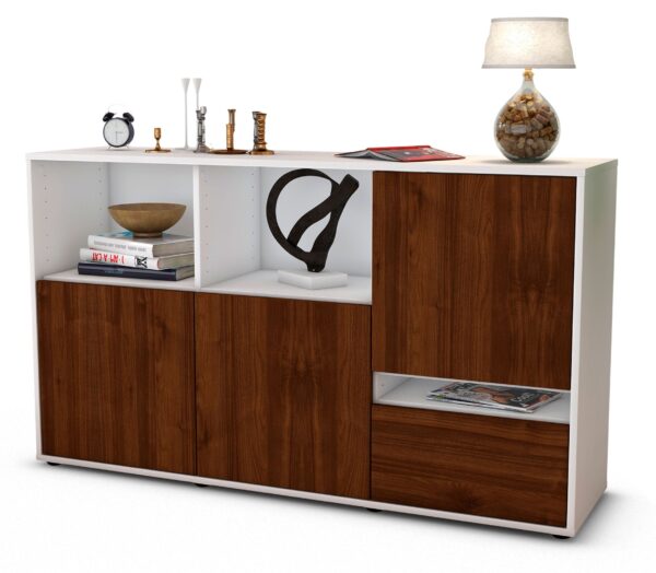 Sideboard Eda, Walnuss (136x79x35cm)