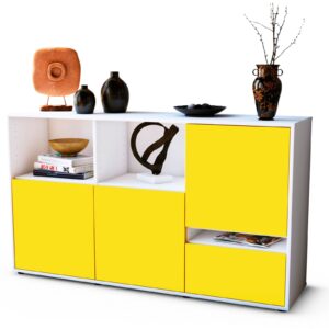 Sideboard Eda, Gelb (136x79x35cm)