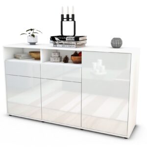 Sideboard Editta, Weiß (136x79x35cm)