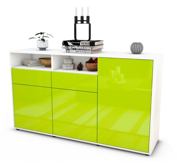 Sideboard Editta, Grün (136x79x35cm)
