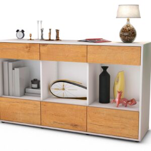 Sideboard Efisia, Eiche (136x79x35cm)