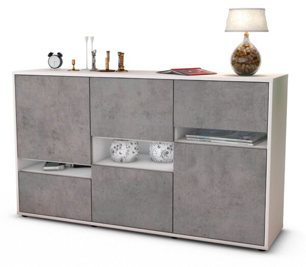 Sideboard Egizia, Beton (136x79x35cm)