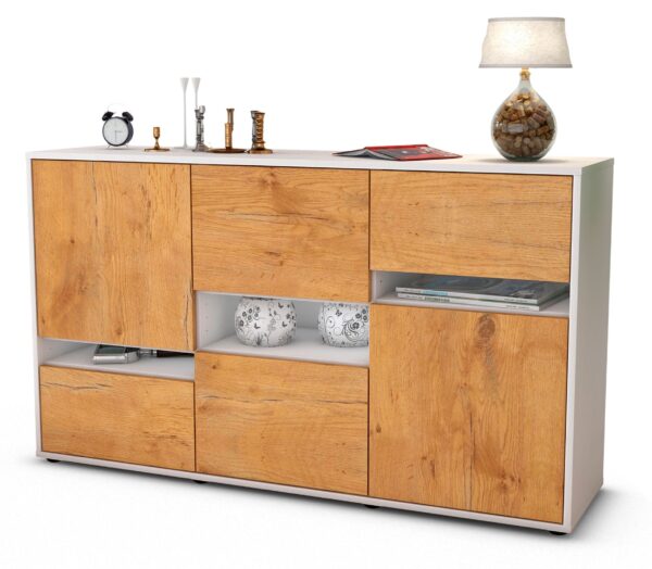 Sideboard Egizia, Eiche (136x79x35cm)