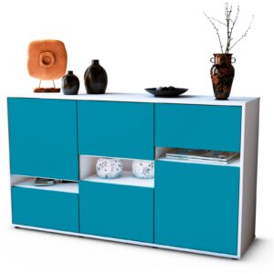 Sideboard Egizia, Türkis (136x79x35cm)