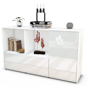 Sideboard Ela, Weiß (136x79x35cm)
