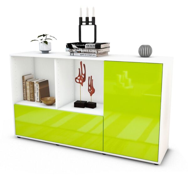 Sideboard Ela, Grün (136x79x35cm)