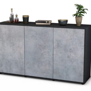 Sideboard Delia, Beton (136x79x35cm)