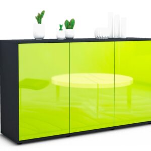 Sideboard Delia, Grün (136x79x35cm)