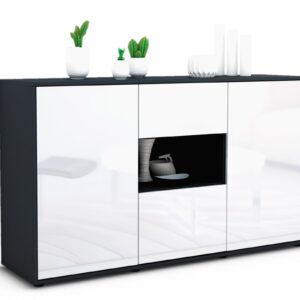 Sideboard Denise, Weiß (136x79x35cm)