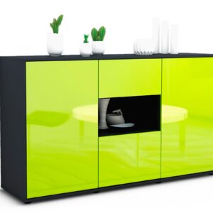 Sideboard Denise, Grün (136x79x35cm)
