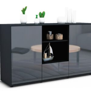 Sideboard Desideria, Grau (136x79x35cm)