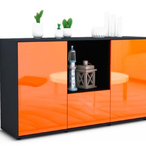 Sideboard Dhonna, Orange (136x79x35cm)