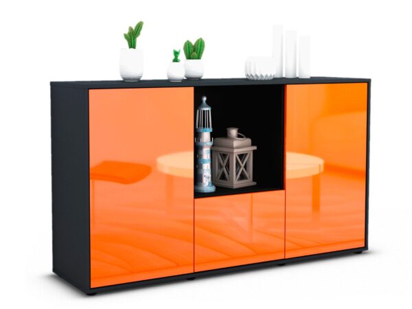 Sideboard Dhonna, Orange (136x79x35cm)