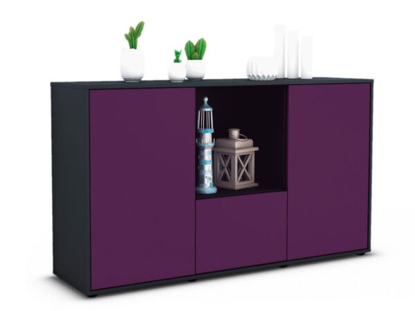 Sideboard Dhonna, Lila (136x79x35cm)