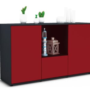 Sideboard Dhonna, Bordeaux (136x79x35cm)