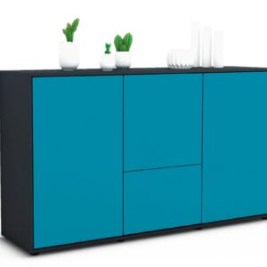 Sideboard Diana, Türkis (136x79x35cm)