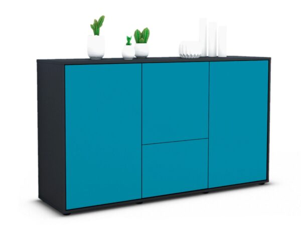 Sideboard Diana, Türkis (136x79x35cm)