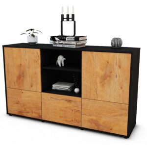 Sideboard Diellza, Eiche (136x79x35cm)