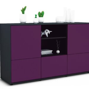 Sideboard Diellza, Lila (136x79x35cm)