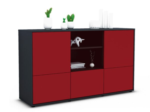 Sideboard Diellza, Bordeaux (136x79x35cm)