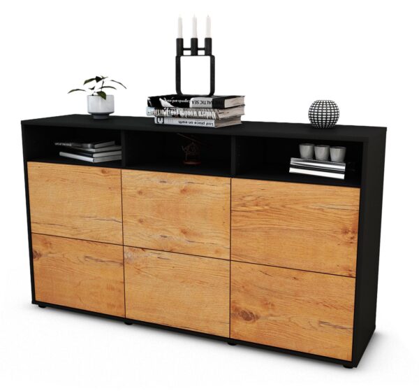 Sideboard Dilara, Eiche (136x79x35cm)