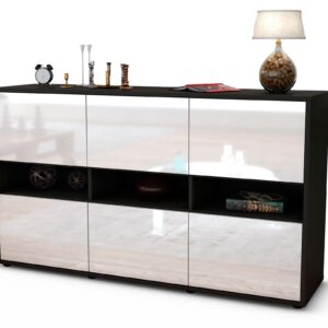 Sideboard Diletta, Weiß (136x79x35cm)