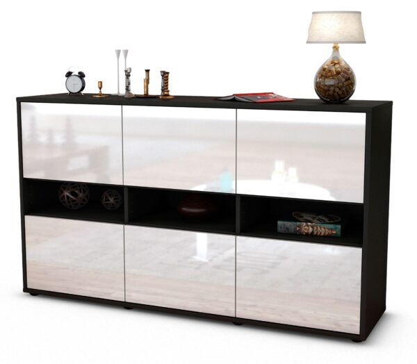 Sideboard Diletta, Weiß (136x79x35cm)