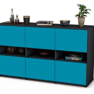 Sideboard Diletta, Türkis (136x79x35cm)