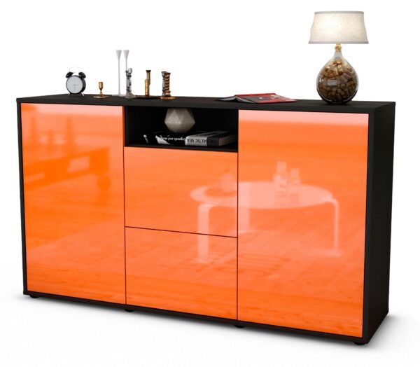 Sideboard Dimphi, Orange (136x79x35cm)