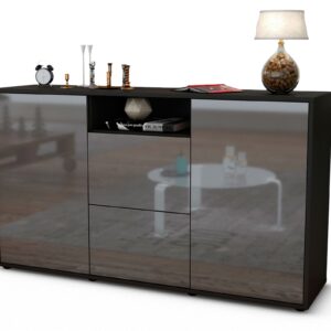 Sideboard Dimphi, Grau (136x79x35cm)