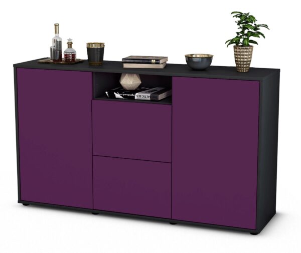 Sideboard Dimphi, Lila (136x79x35cm)