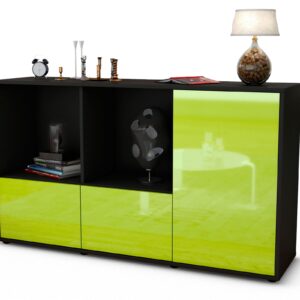 Sideboard Dolcia, Grün (136x79x35cm)
